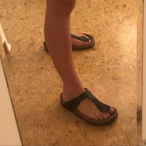 Black birkenstock sandal